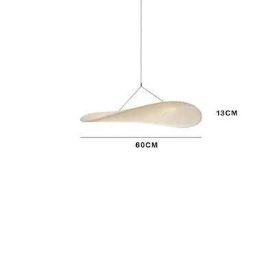 Silent Wind style art silk restaurant chandelier with multiple light colour settings
