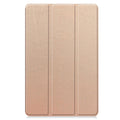 Samsung Galaxy Tab S10 FE Plus 13.1 inch leather protective case in tri-fold stand position