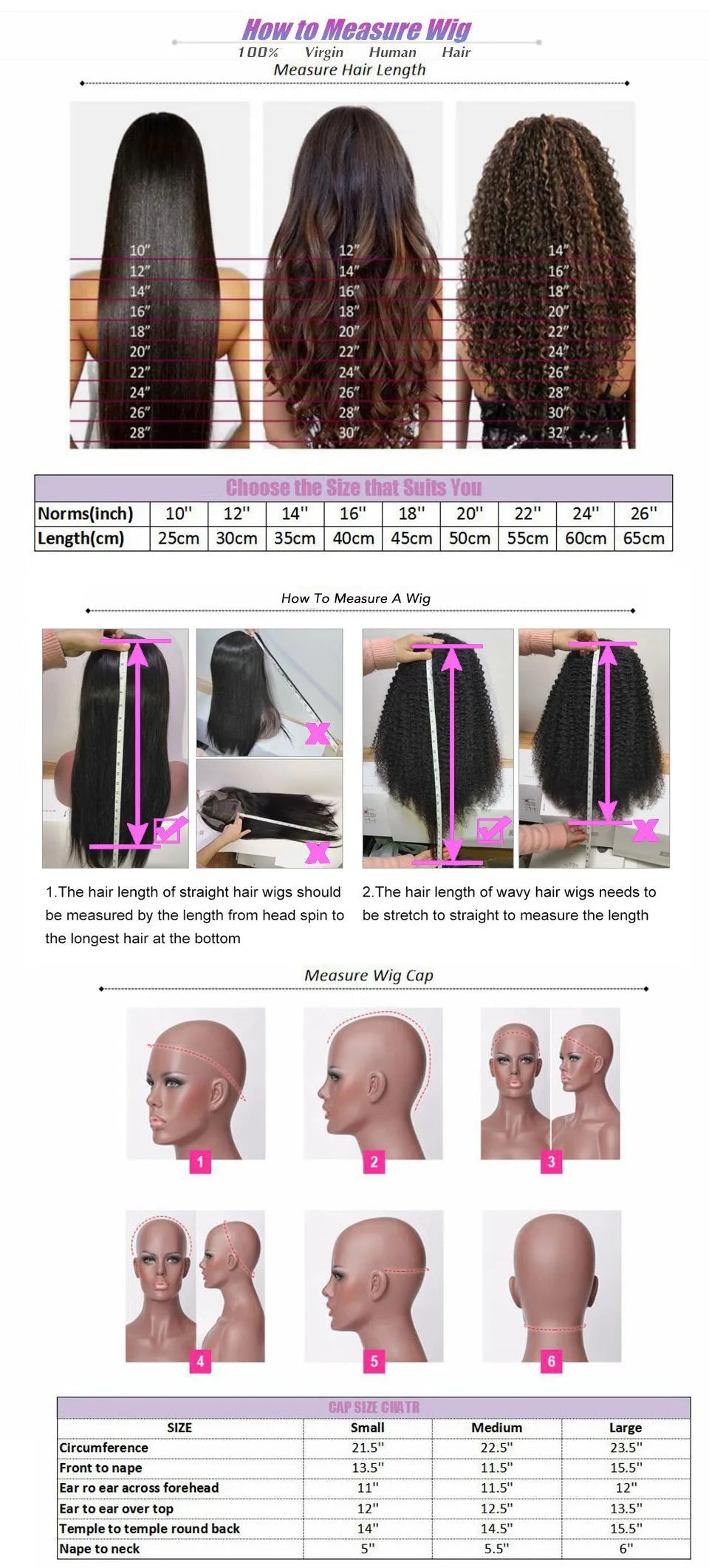 Body wave textured human hair lace front wig shown on a mannequin head.