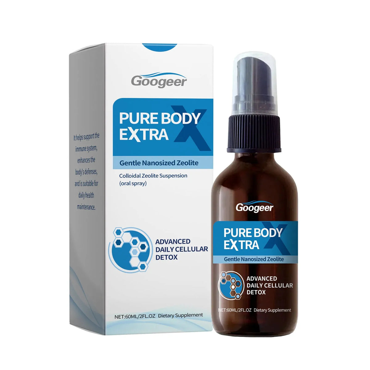 Googeer Body Care Oral Spray 60ml body care kit for fresh breath portable travel size