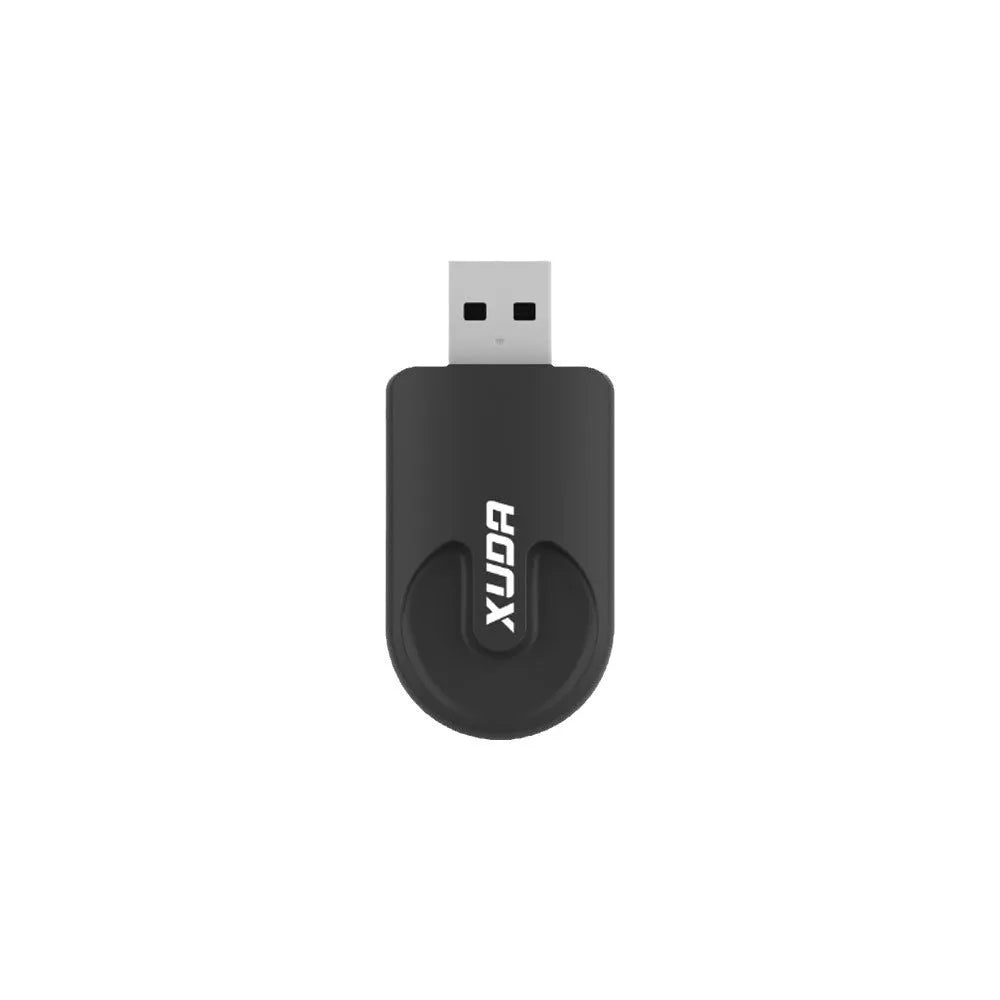 Black mini CarPlay USB interface adapter showing compact dimensions for vehicle installation