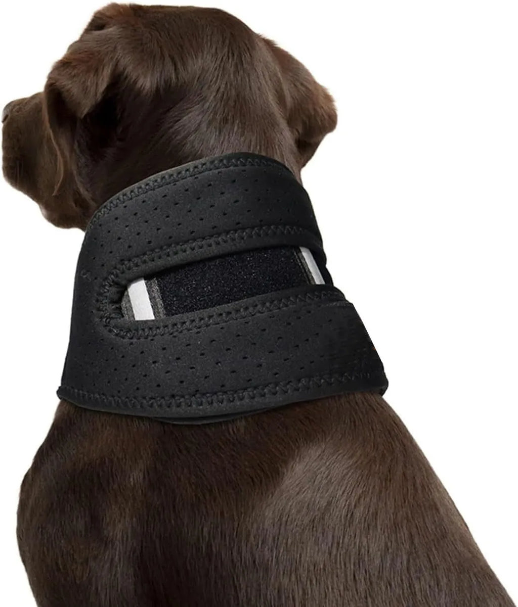 Adjustable dog support collar anti-licking head cover for small medium large dogs neck support