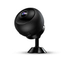 White or black 1080p wireless WIFI surveillance camera with a 3.6mm lens on a compact ABS plastic housing.