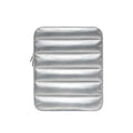 Fluffy air feeling laptop sleeve for 9.7-11 inch tablets in black, khaki, or silver colours